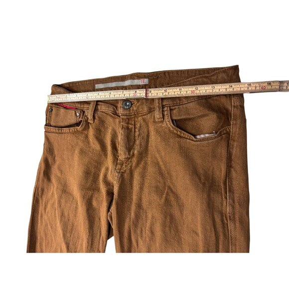 !IT Womens Ultra Skinny Jeans W28 Brown Cotton & Spandex Made In USA - Picture 8 of 11